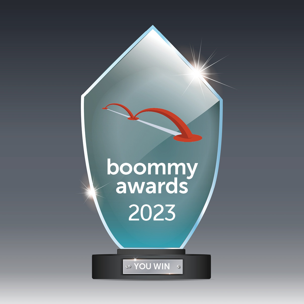 Boommy Awards trophy